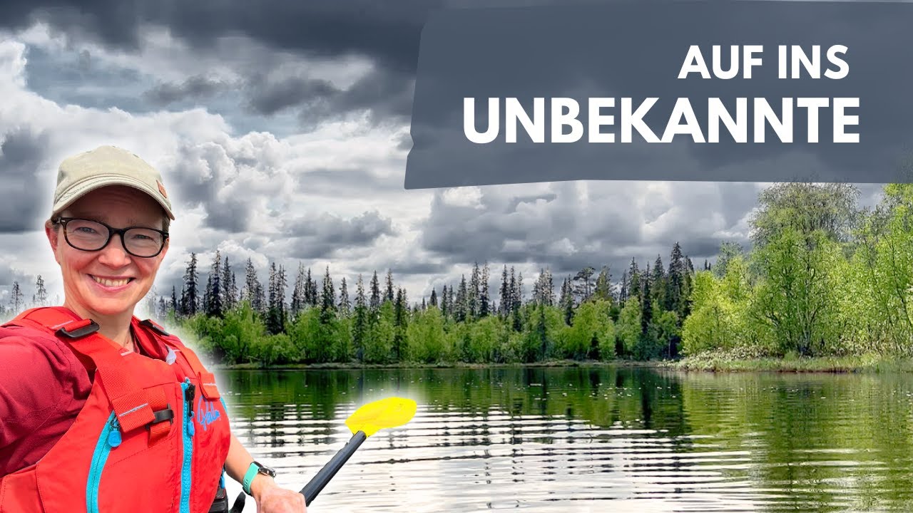 🇸🇪 Allein mit dem Packraft: Ein Tag in der Stille und Einsamkeit Schwedisch-Lapplands