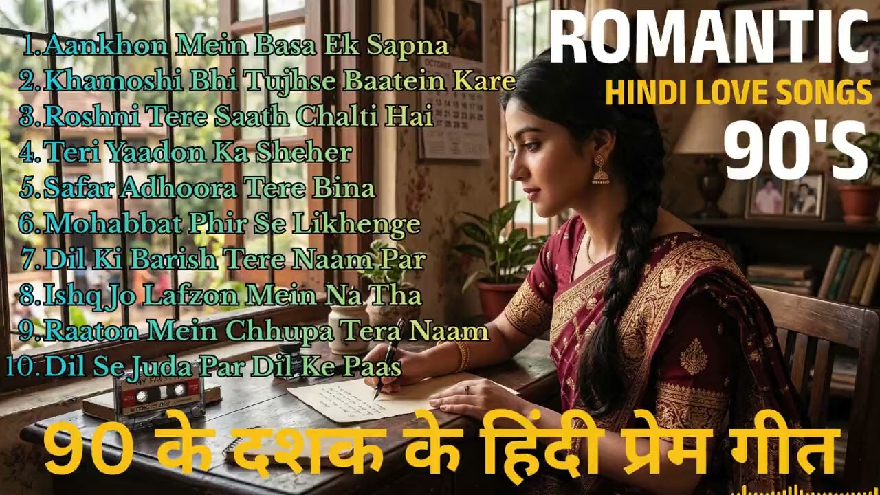 Nonstop 90s Hindi Love Hits 🎧 Evergreen Romantic Bollywood Songs
