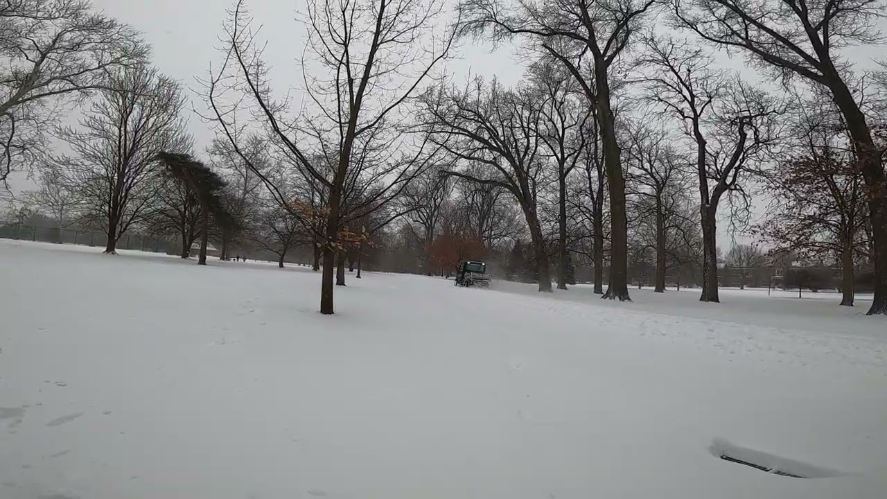 St. Louis Tower Grove Park Ranger in Snow