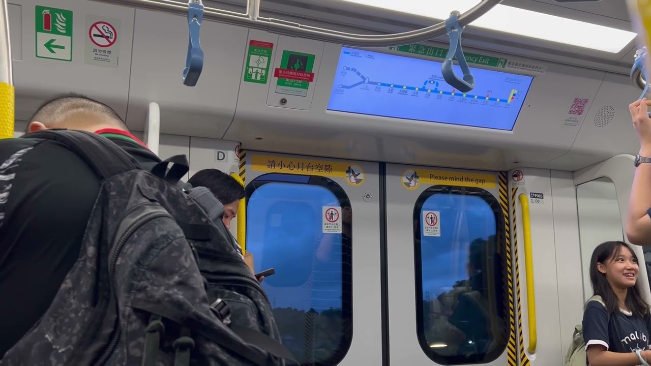 (返港後再追過境全程) 港鐵東鐵綫: R-Train (D085/D087)落馬洲至金鐘行車片段