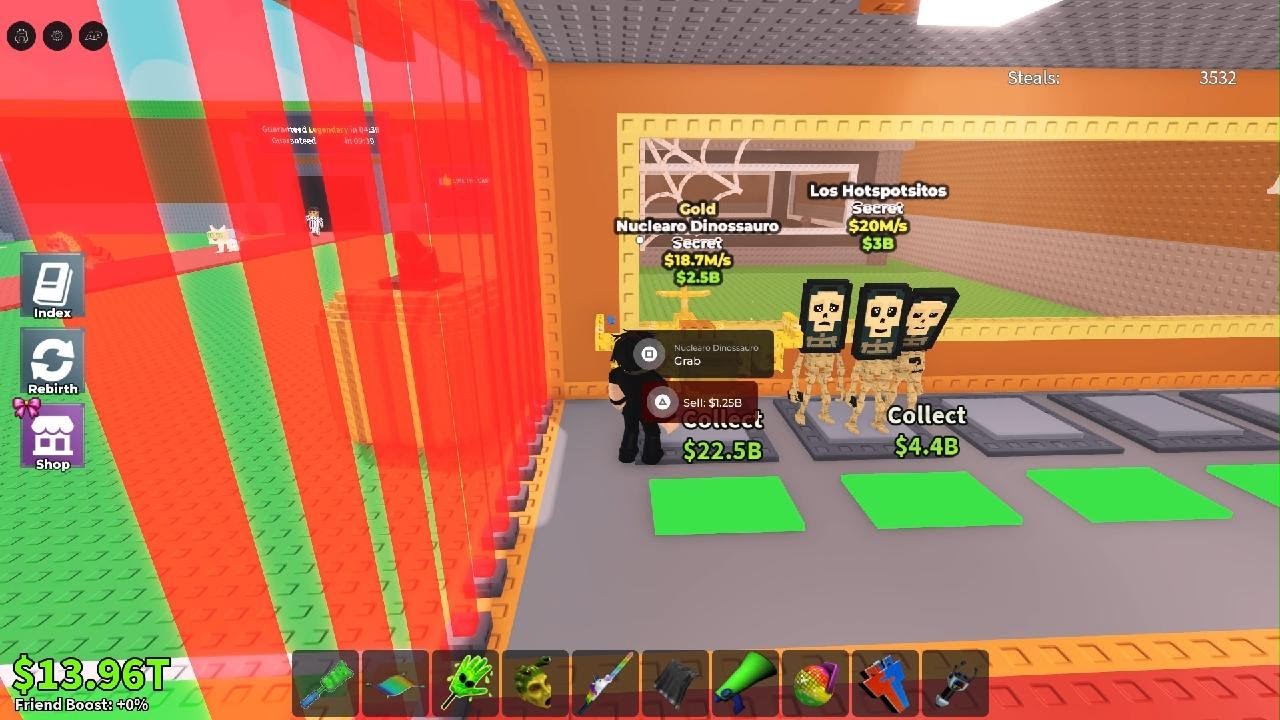 Roblox steal a brainrot