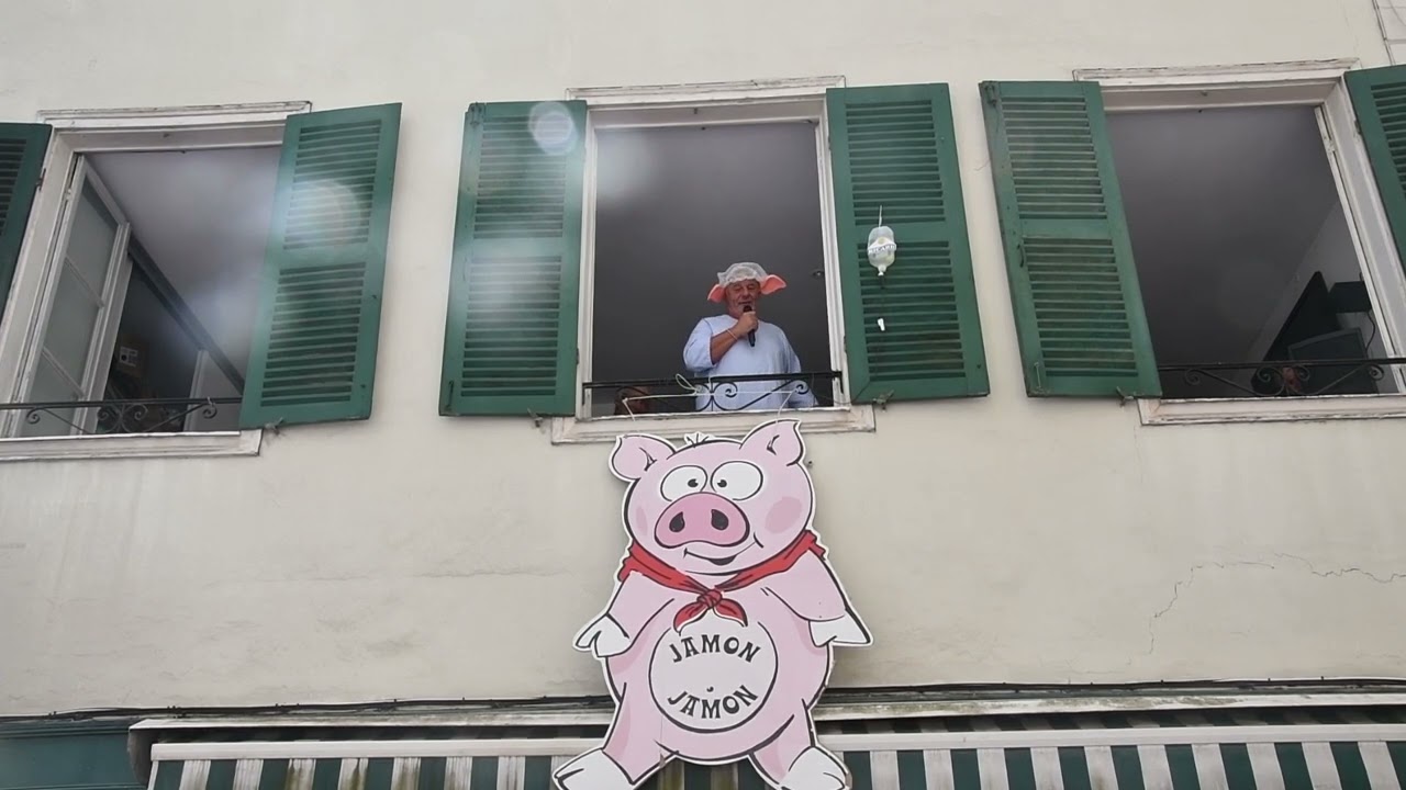Ouverture Penia Jamon Jamon 2022 aux fêtes de Bayonne par Mariano GALARZA