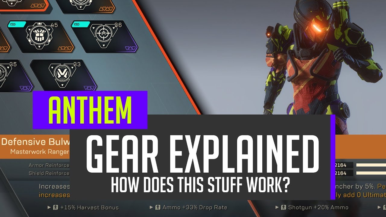 Anthem Stats Explained!  How Gear Damage Passives Work!- Anthem