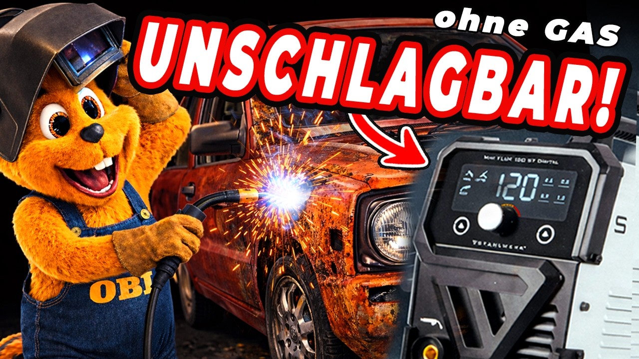 4599€ gespart –OBI schweißt dein AUTO ohne GAS (einfach wie NIE)