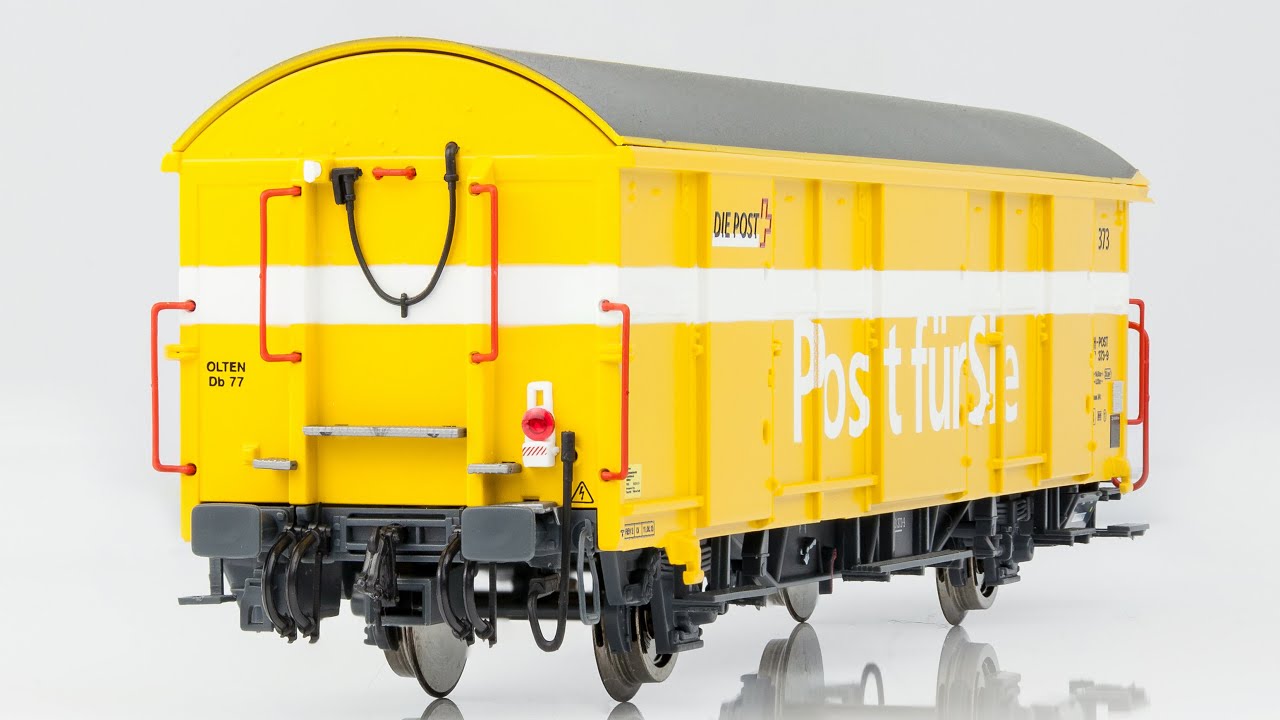 Roco Postgüterwagen Z2 Detailbilder in 4K
