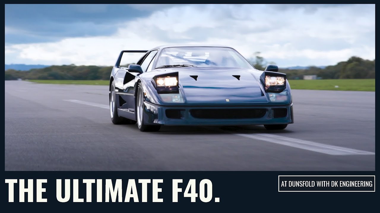 The Ultimate F40 - Enhanced by DK Engineering - Driven at Dunsfold