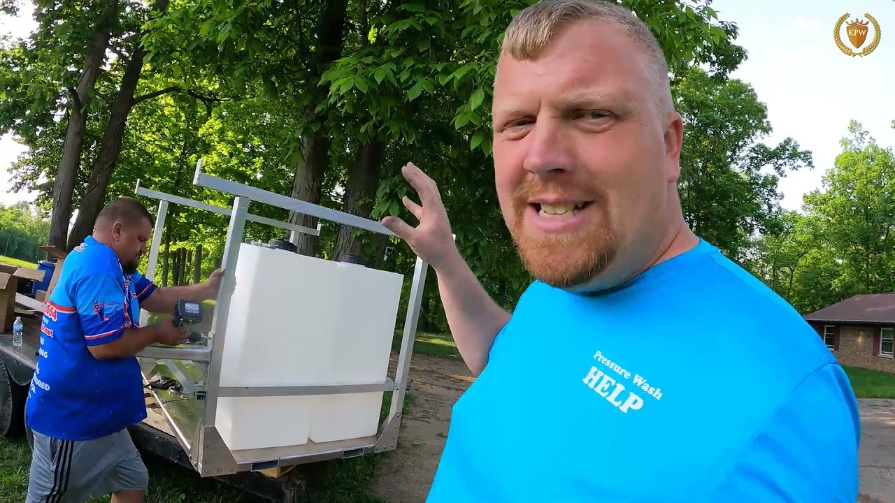 Pressure Washing Truck Skid Build Installing The Shelves Right