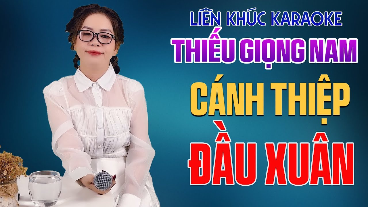 Hòa Giọng Cùng Thần Tượng  💑 Liên Khúc Karaoke Song Ca CÁNH THIỆP ĐẦU XUÂN - Hát Cùng Lê Liễu