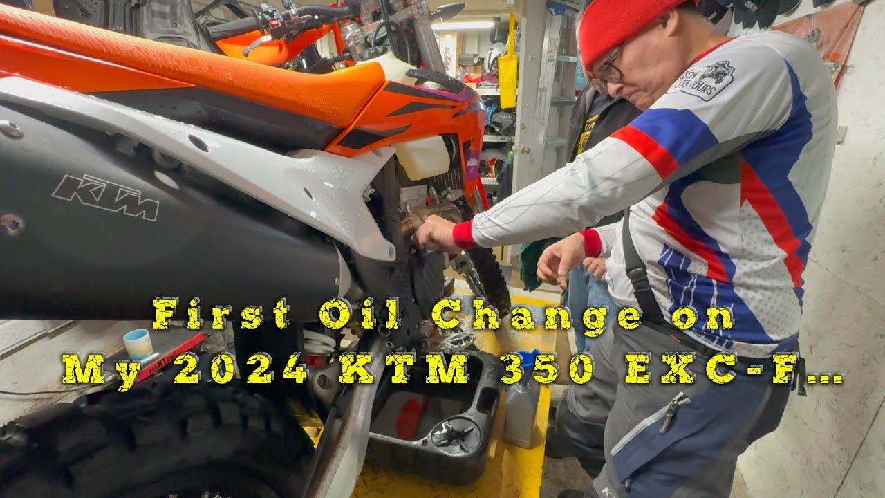 First Oil Change on My 2024 KTM 350 EXC-F | You Won&rsquo;t Believe What I Found! | #ktm I&rsquo;m #bmw #moto