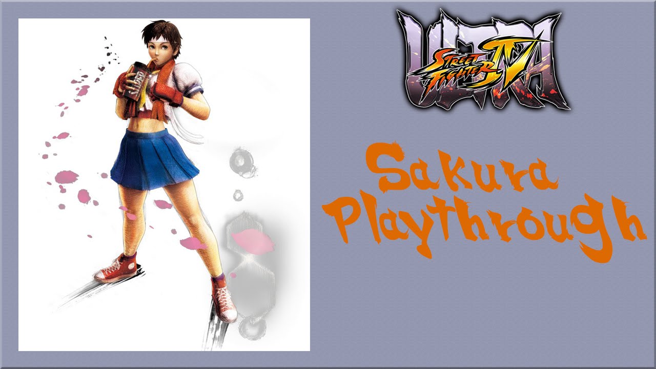 Ultra Street Fighter IV - Sakura Arcade Mode Playthrough (Gouken Boss Battle)