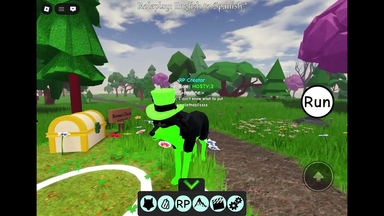 how to get the Saint Patrick's Day hat in animal life forest rp in robox