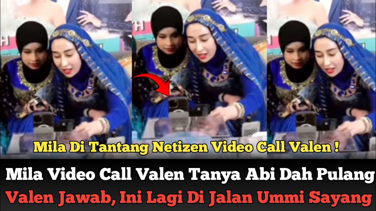 Mila Video Call Valen! Mila Tanya Abi Dah Pulang, Valen Jawab Ini Lagi Di Jalan Ummi Sayang !