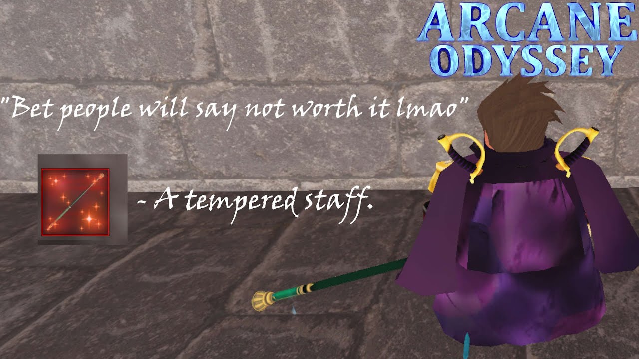Is Tempered worth it on Sunken Staff? | Arcane Odyssey PVP (Roblox)