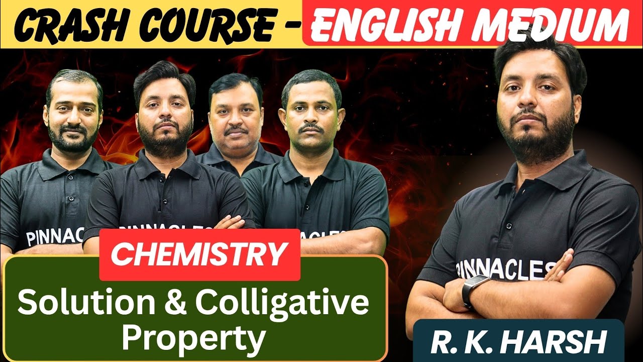 Colligative Property - Solution | Class 12th Chemistry Chapter 1 | BSEB/CBSE 2025-26 | Crash Course