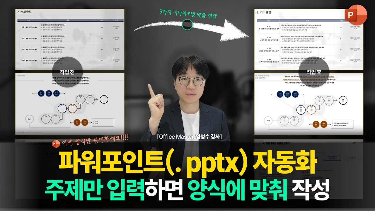 (직장인 필수) 이번에는 직장 내 파워포인트 서식 자동 채우기 | 클로드(claude) skill로 pptx 템플릿 양식을 자동으로 완성 | skill 및 샘플 무료 배포