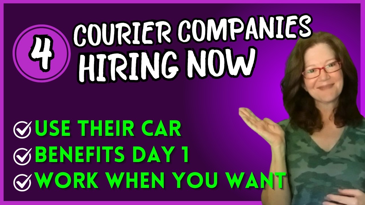 HIRING NOW ! 4 Easy Medical Courier / Independent Driver Jobs - No Experience Needed