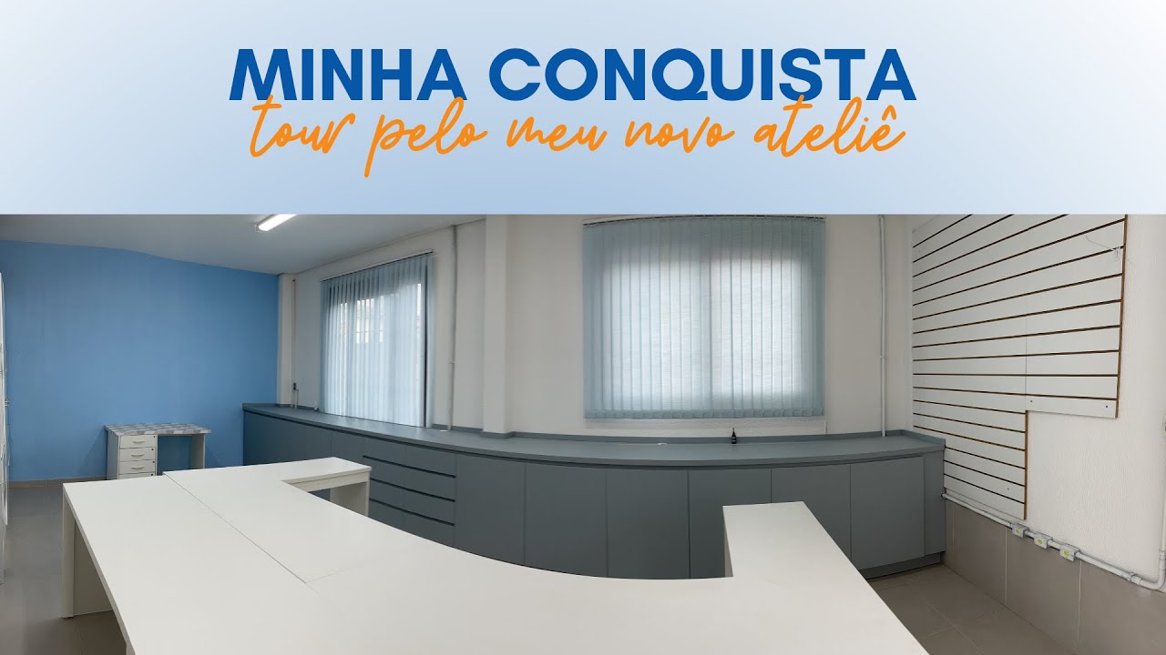 Tour pelo meu novo ateliê de papelaria