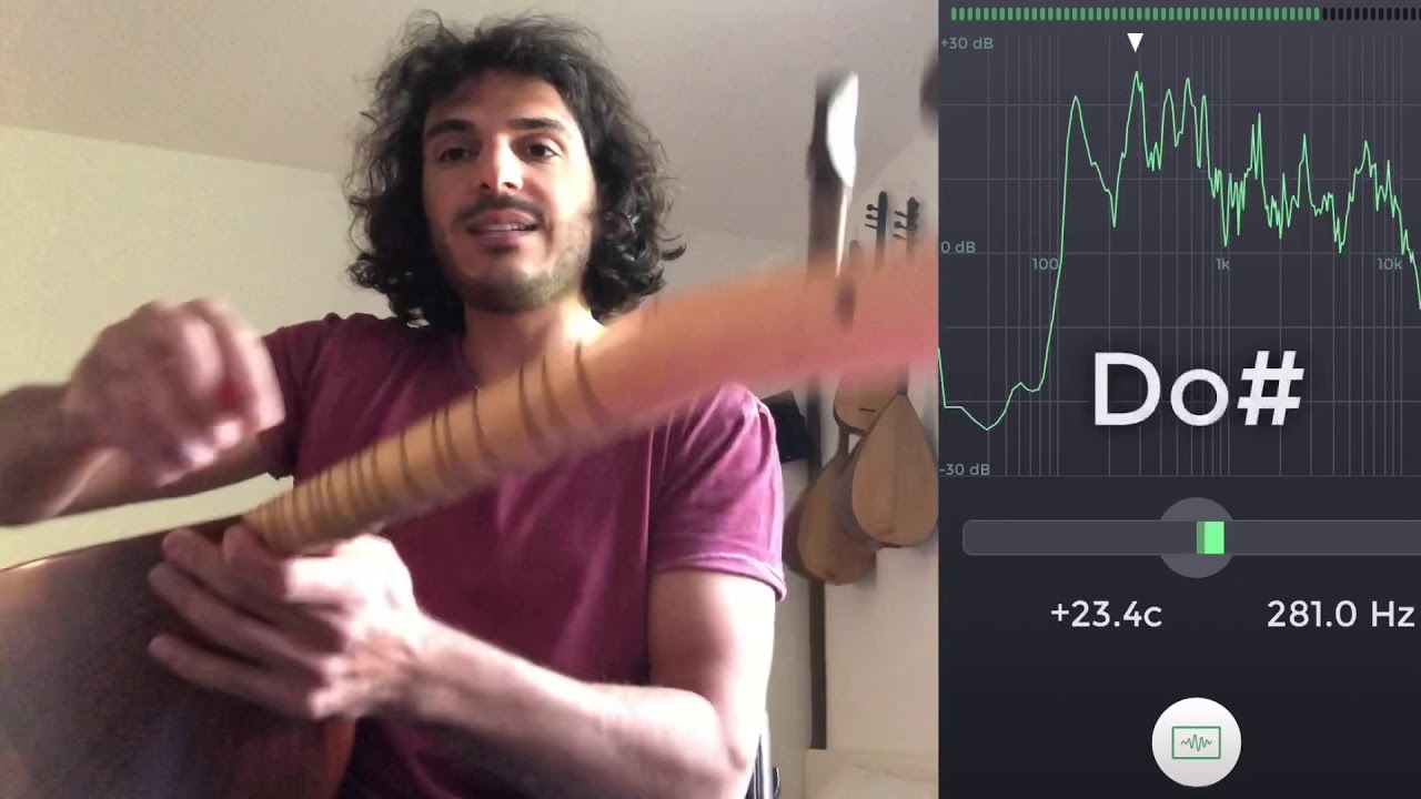 Kurzhals-Bağlama auf RE stimmen - Teil 3 (Bitte für passende Baglama-Größe Video Beschreibung lesen)