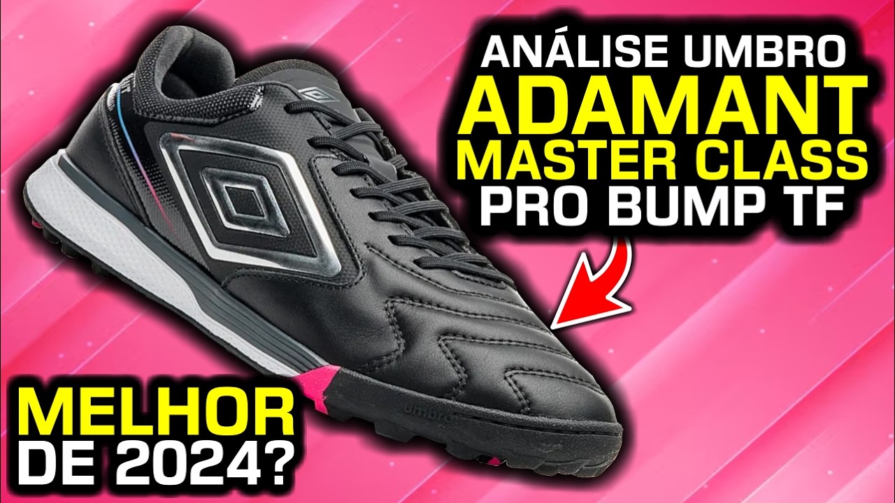 A mais CONFORTÁVEL? 👀 - Análise chuteira society Umbro Adamant Master Class Pro Bump TF