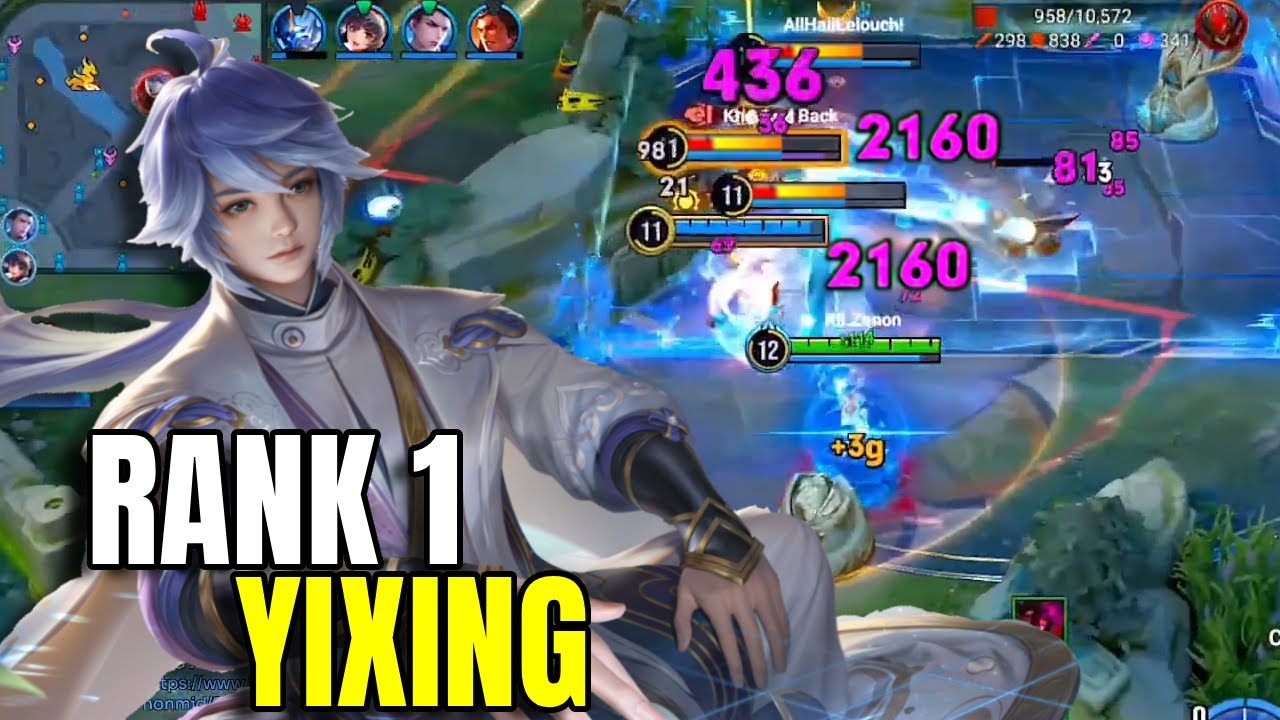Top 1 Yixing Plays! HIGH RANK DOMINATION | Honor of Kings