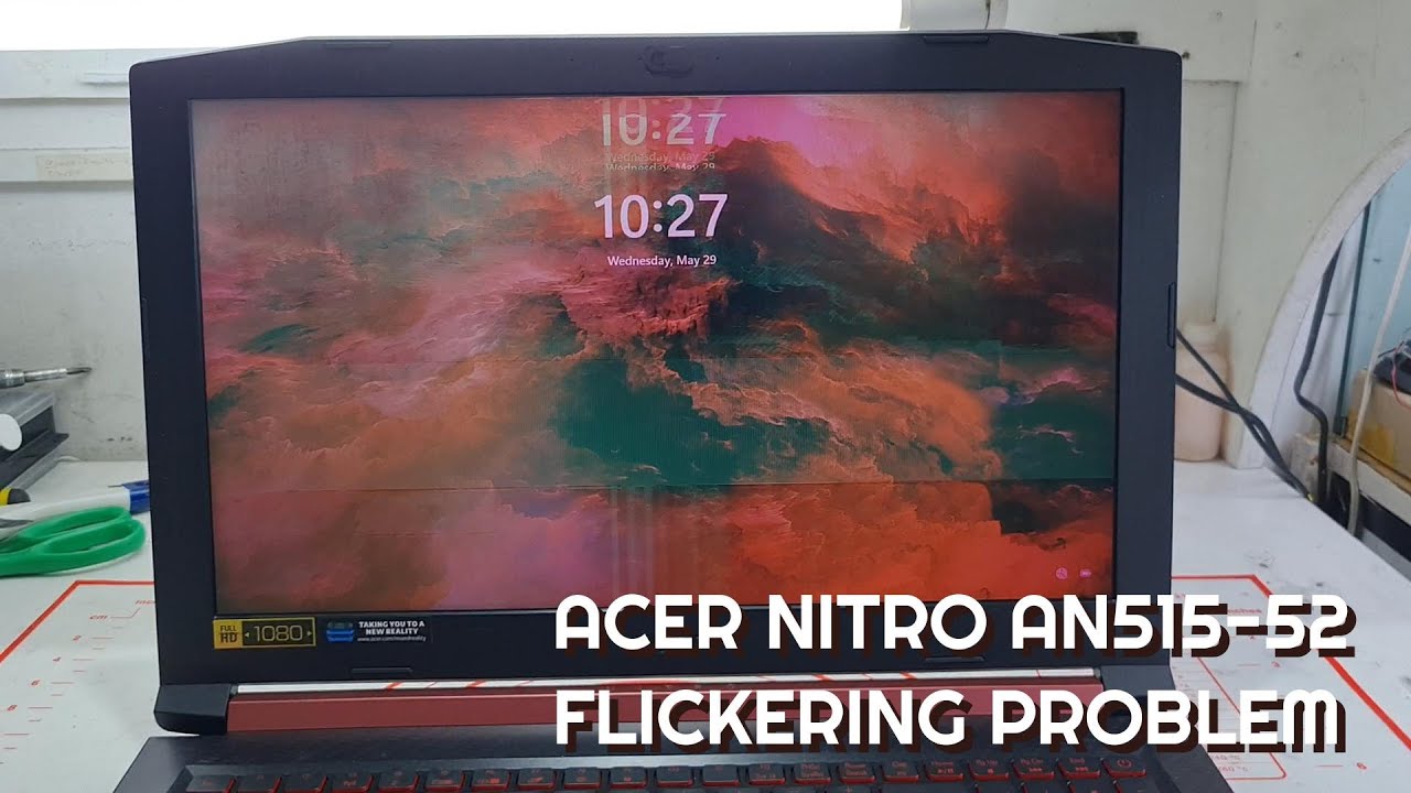 ACER NITRO AN515-52-740K SCREEN REPLACEMENT AND DEEP CLEANING