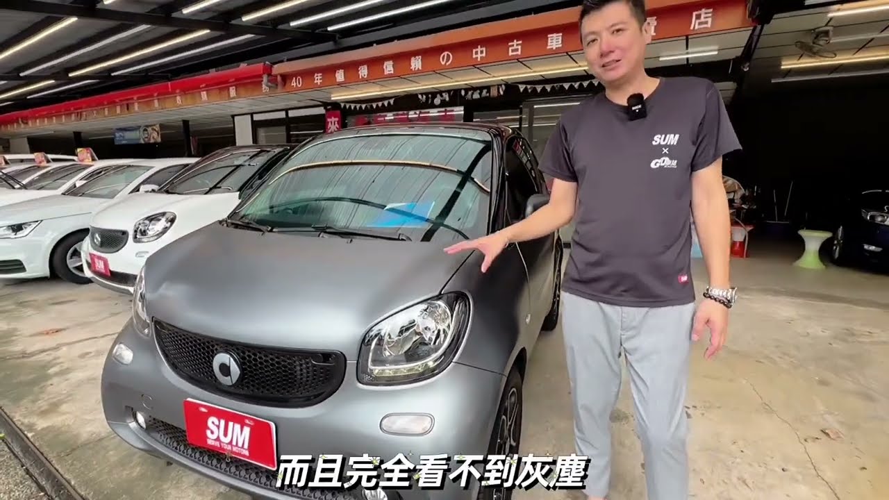 獨ㄧ無二19年式賓士SMART 消光灰