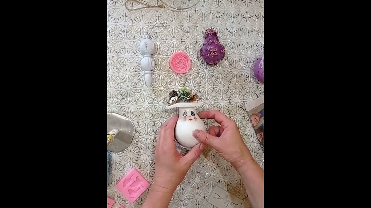 Новогодние игрушки из лампочек/поделки/переделки/ручная работа/