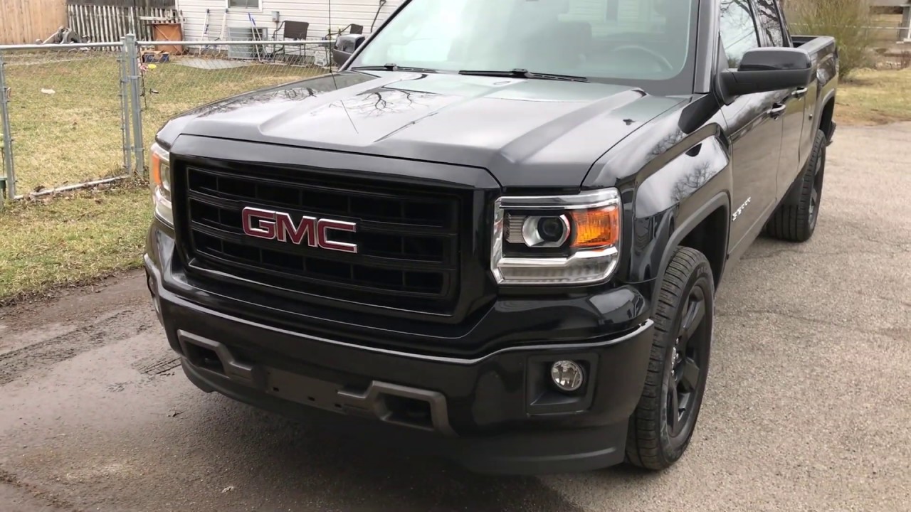 2015 GMC Sierra elevation Edition walk around
