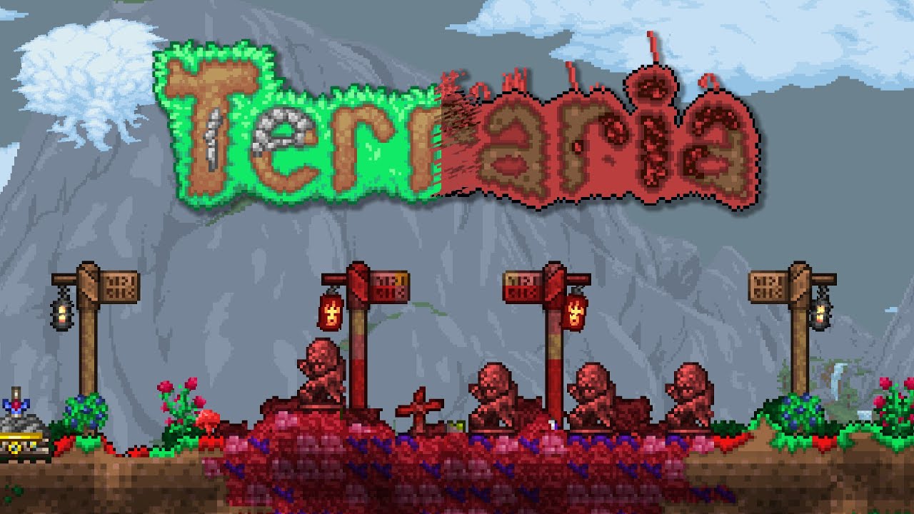 You need to play this with Terraria 1.4.2! Hero's Quest Adventure Map!