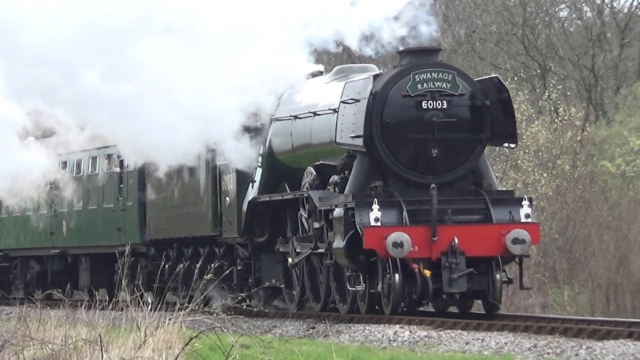 The Swanage Railway, Flying Scotsman Running Day, 23/03/19