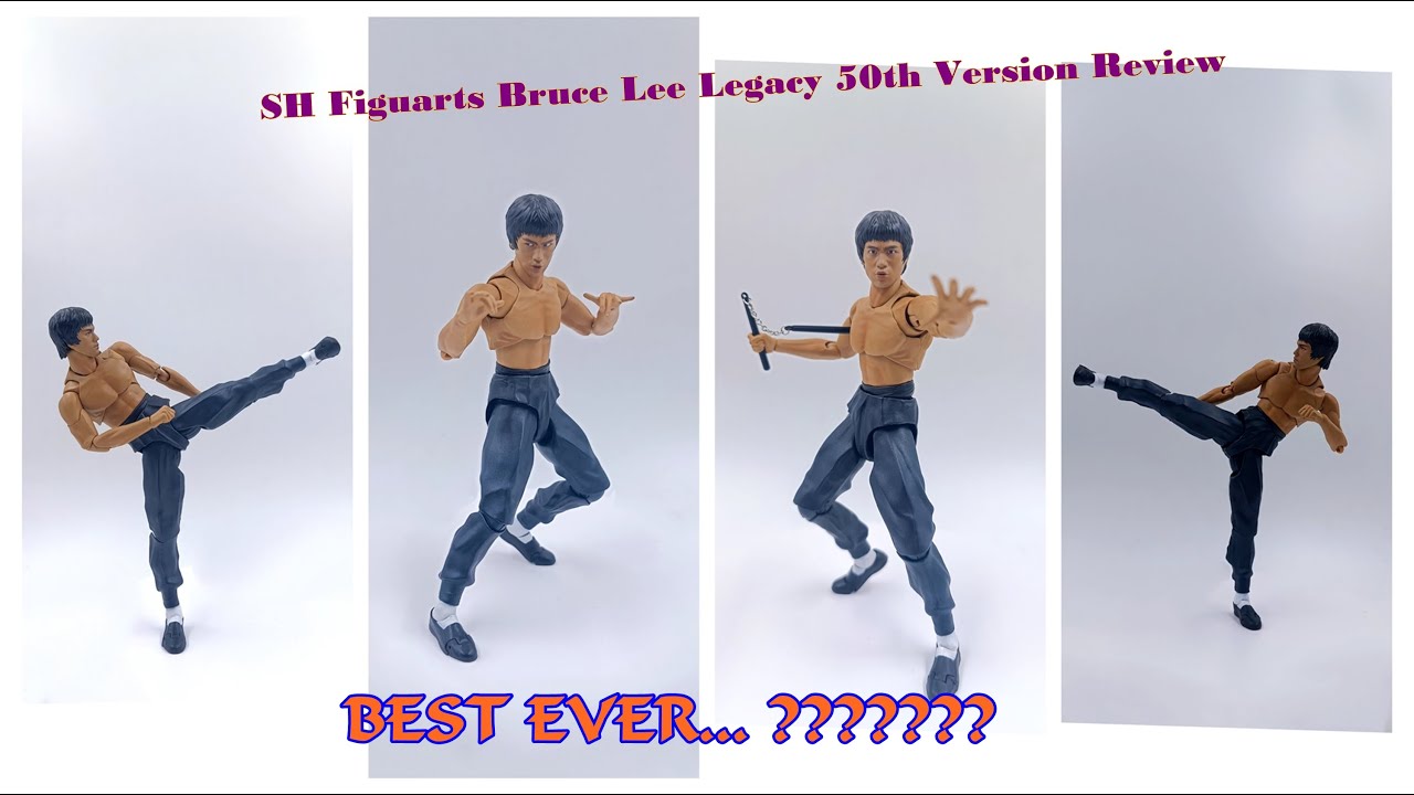 1/12 SH Figuarts Bruce Lee - reissue Legacy 50th version Bandai review