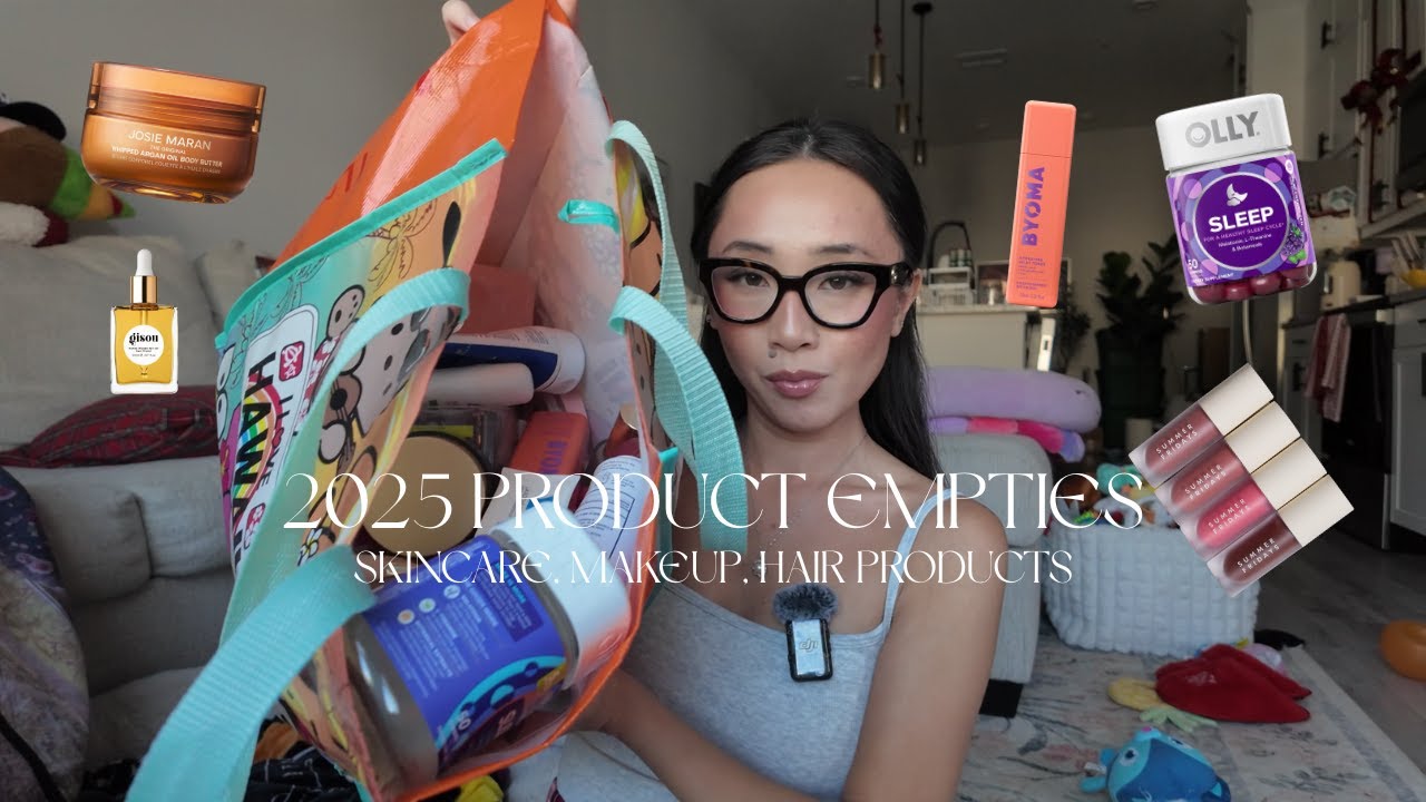 2025 PRODUCT EMPTIES! Makeup & Skincare I actually finished