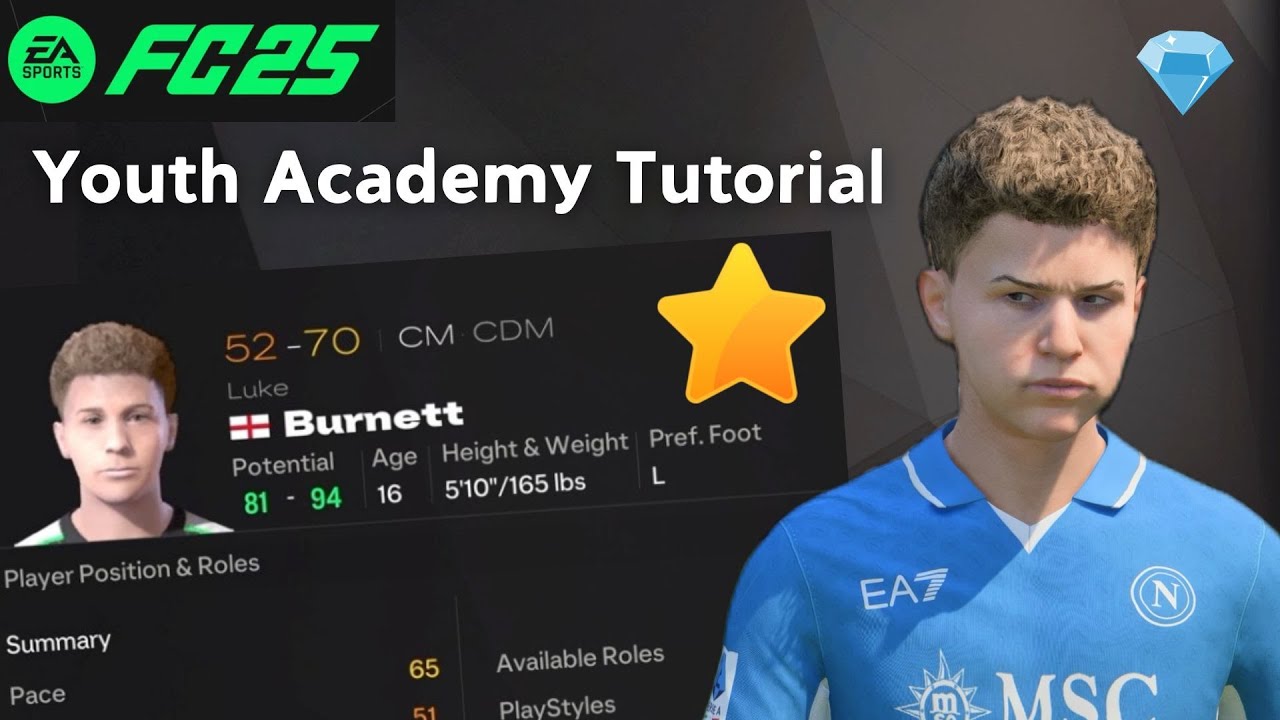 FC25 Youth Academy Tutorial - How to find the BEST Youth Academy players!