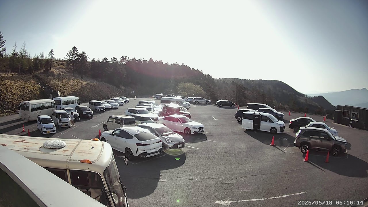 美ヶ原高原・長和町町営駐車場（山本小屋ふる里館前）ライブカメラ