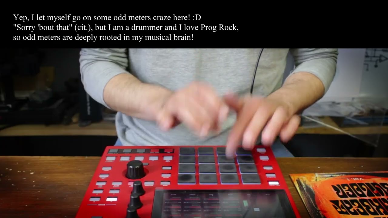 Just a little groove - Finger Drumming Challenge with Akai MPC One -  DAY 56