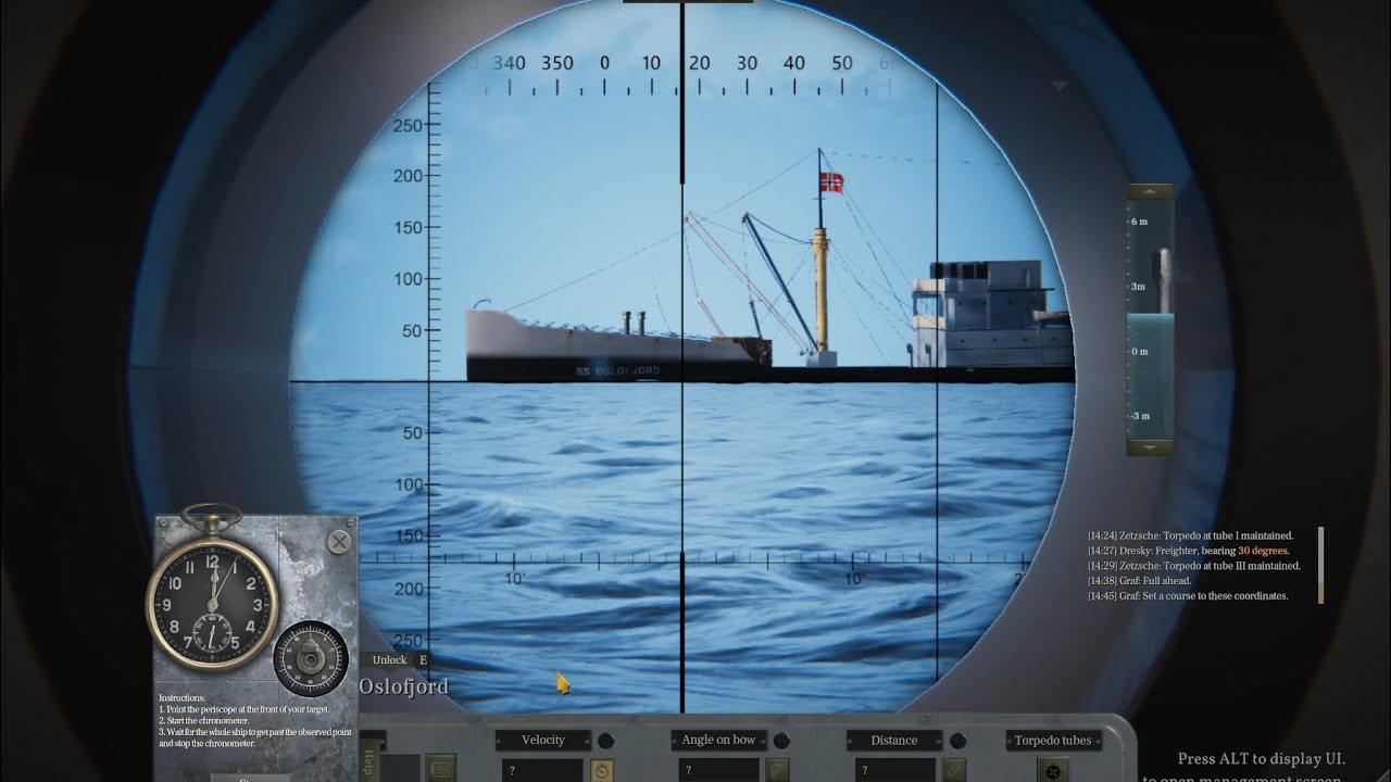 Uboat Tutorial; Learning the Basics and how to use Torpedoes