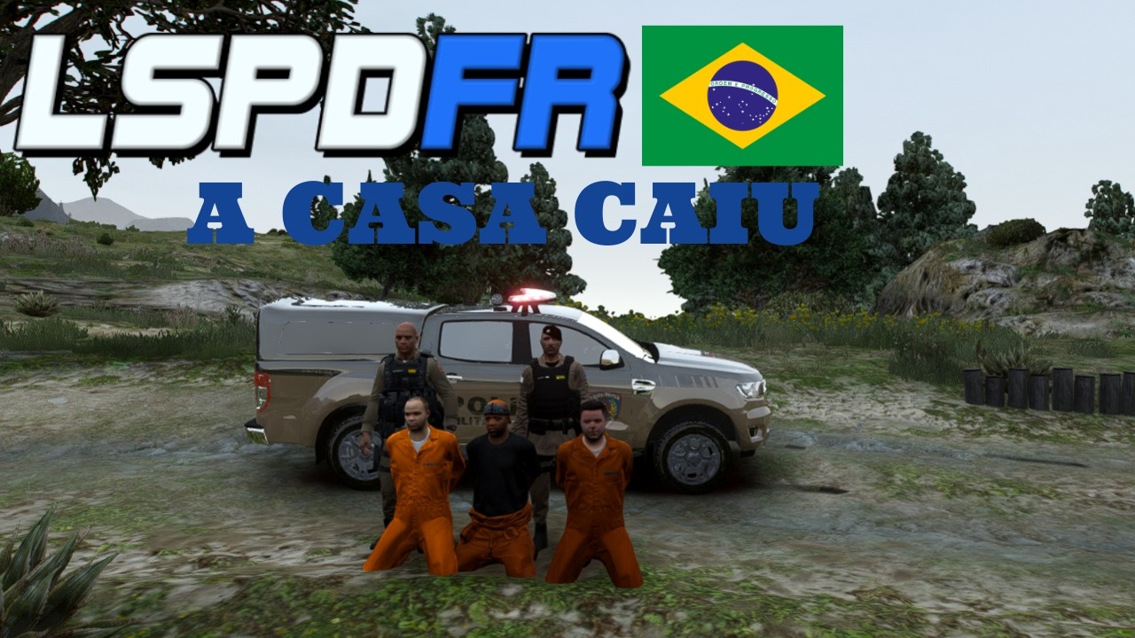 PERSEGUIÇÃO A PRISIONEIROS EM BASE MÓVEL FURTADA - PMMG - GTA V POLICIAL