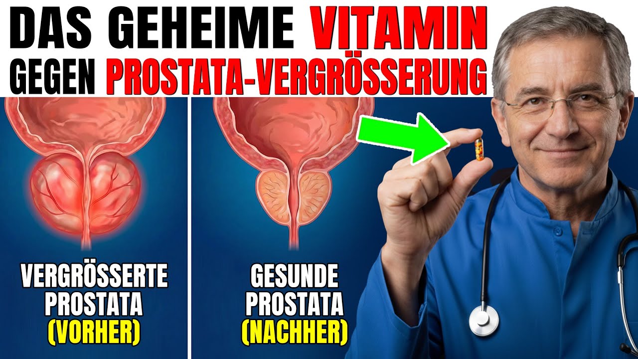 Die 3 SCHLÜSSELVITAMINE zum SCHUTZ der PROSTATA (und zum SCHUTZ vor KREBS) | senioren gesundheit