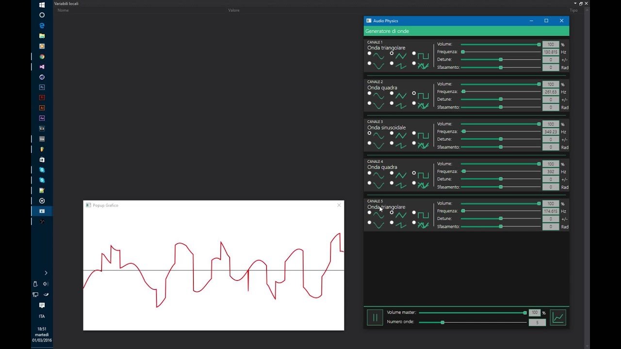 [Test]Audio Oscillators using C#/WPF