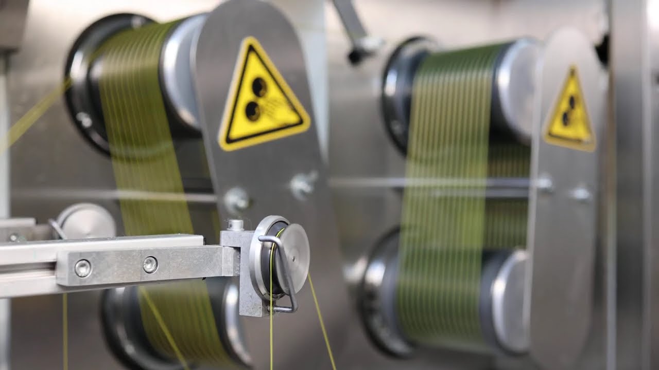 Polypropylene tape on our production line - Koltex Yarn