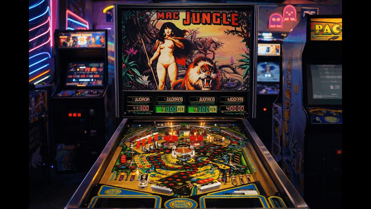 MAC JUNGLE - PINBALL 1986 TRAGABOLAS - VISUAL PINBALL X