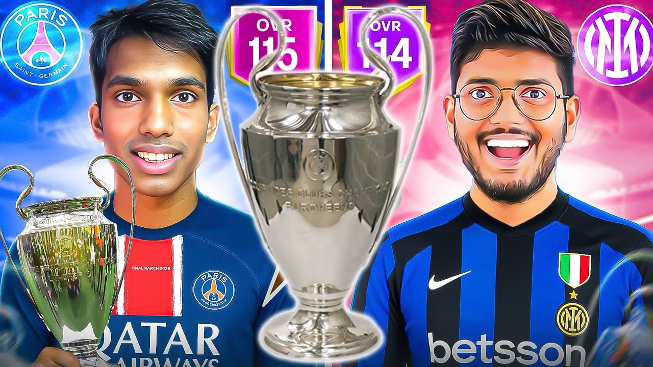 Я играл в финале Лиги чемпионов в FC MOBILE! @VishyFC
