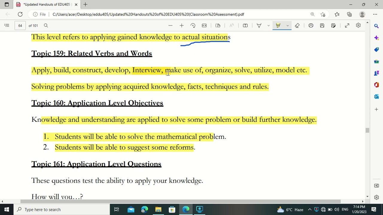 EDU405 ,6 lecture cover in just 25 min (26,27,28,29,30,31)vvvv important regarding to final term