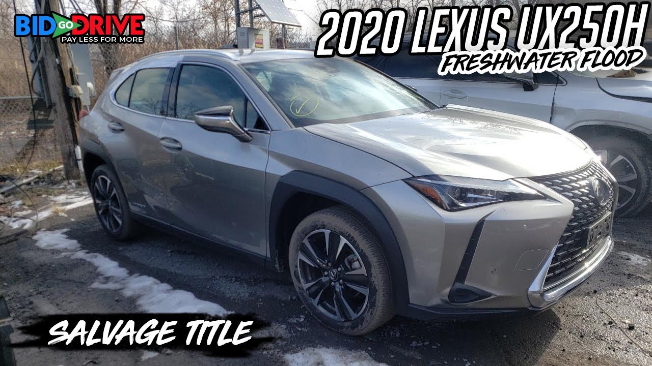 2020 Lexus Ux250h - Salvage  ( Walk Around Video ) | BidGoDrive