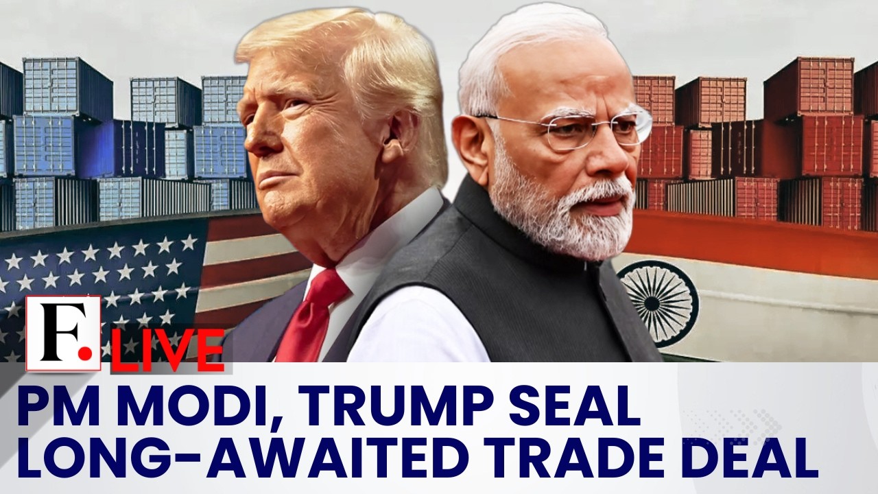 LIVE: Trump Announces Trade Deal with India After Modi Call | Firstpost Live | N18G