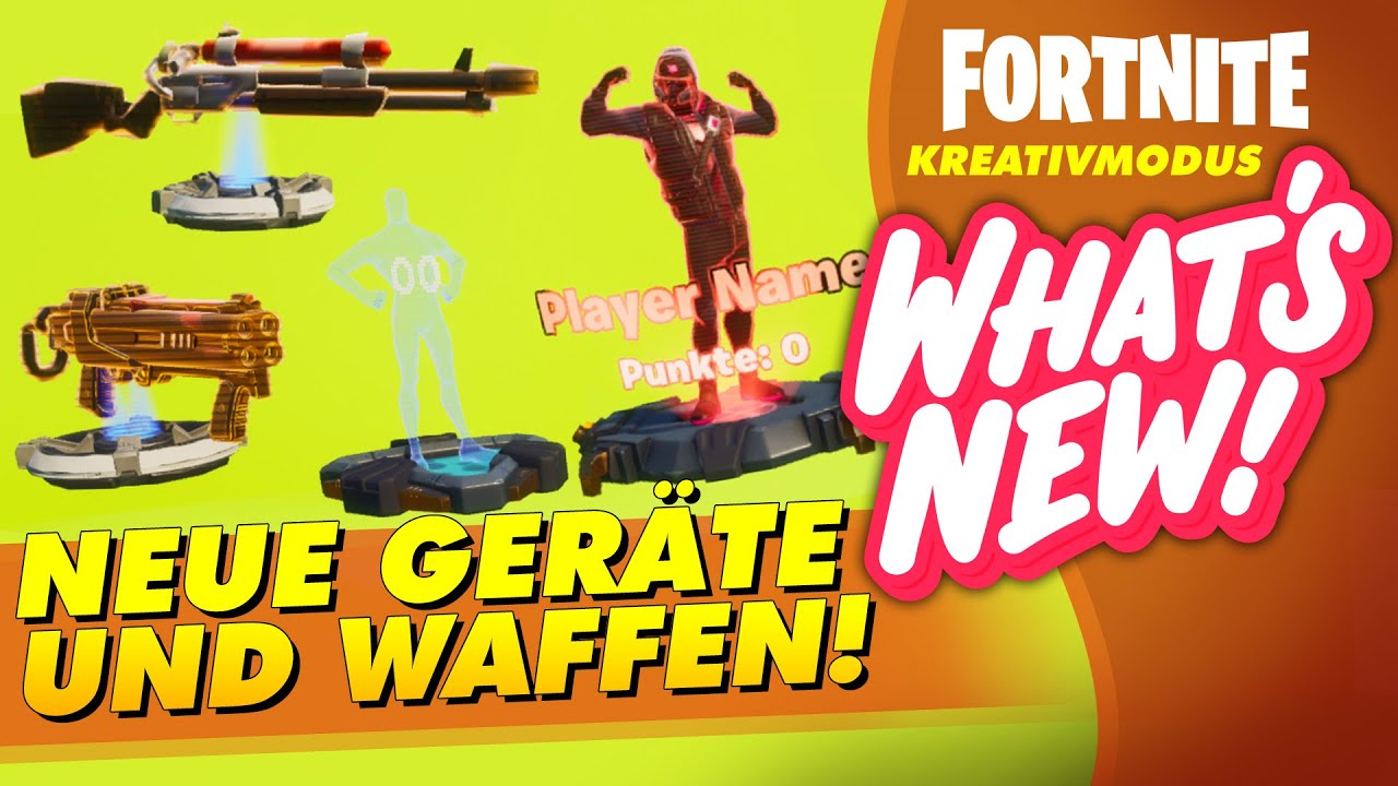 NEUE Ger&auml;te und Waffen im Kreativmodus!