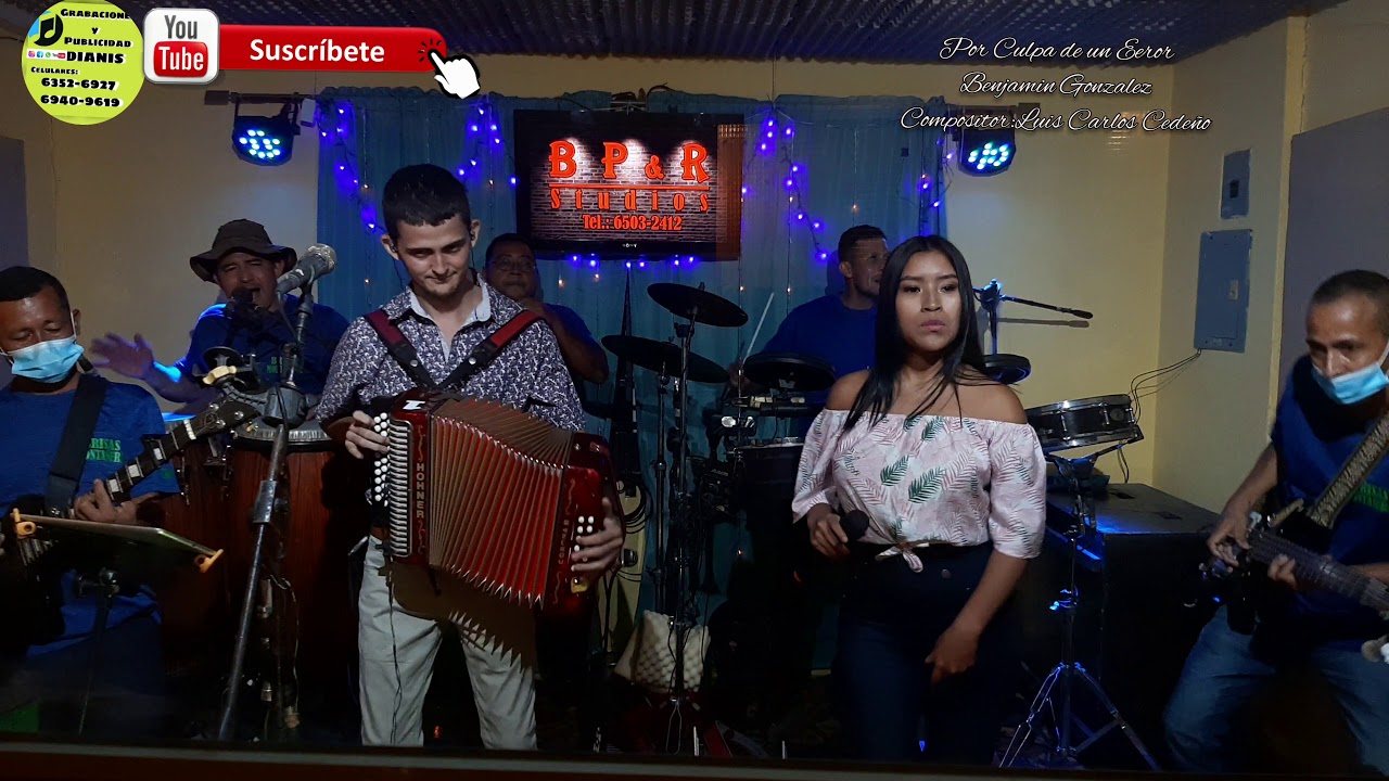 Por Culpa de un Error Benjamin Gonzales En Vivo