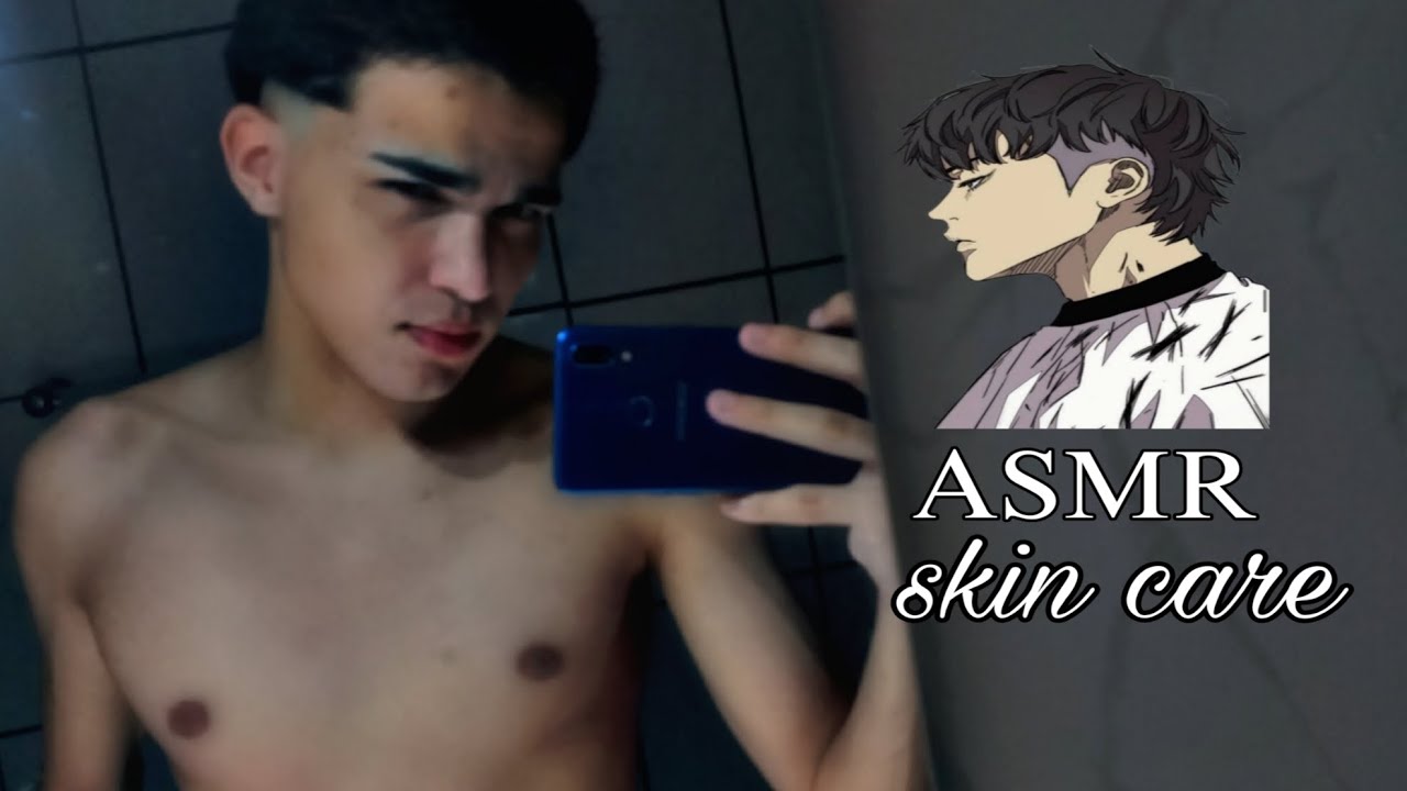 Asmr caseiro | Fazendo Skin care e sobrancelha  (Sussurros)