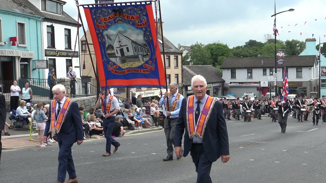 Ballyvea@12th July Kilkeel parade 2021 HD