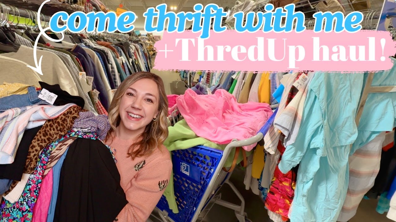Come Thrift with Me, Thrift Haul, +ThredUp NWT Arbitrage!